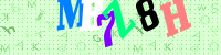 Blue Captcha Image