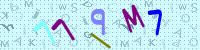 Blue Captcha Image