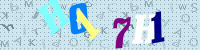 Blue Captcha Image