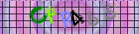 Blue Captcha Image