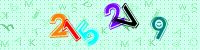 Blue Captcha Image