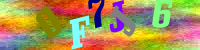 Blue Captcha Image