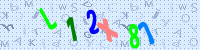 Blue Captcha Image