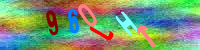 Blue Captcha Image