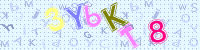 Blue Captcha Image
