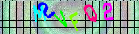 Blue Captcha Image