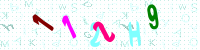 Blue Captcha Image