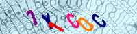 Blue Captcha Image