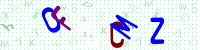 Blue Captcha Image