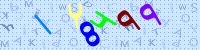 Blue Captcha Image