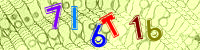 Blue Captcha Image