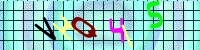 Blue Captcha Image