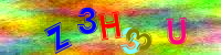 Blue Captcha Image