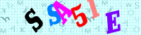 Blue Captcha Image