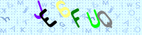 Blue Captcha Image