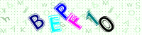 Blue Captcha Image