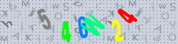 Blue Captcha Image