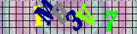 Blue Captcha Image