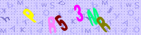 Blue Captcha Image