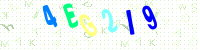 Blue Captcha Image