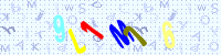 Blue Captcha Image