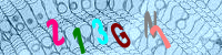 Blue Captcha Image