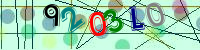 Blue Captcha Image