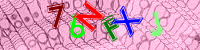 Blue Captcha Image
