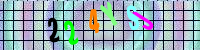 Blue Captcha Image