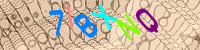 Blue Captcha Image