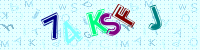 Blue Captcha Image