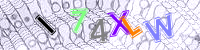 Blue Captcha Image