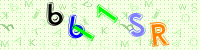 Blue Captcha Image