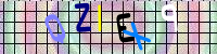 Blue Captcha Image