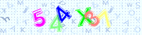 Blue Captcha Image