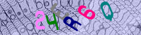 Blue Captcha Image