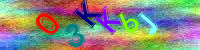 Blue Captcha Image