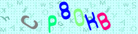Blue Captcha Image