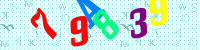 Blue Captcha Image