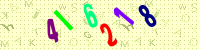 Blue Captcha Image