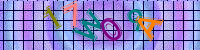 Blue Captcha Image