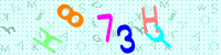 Blue Captcha Image