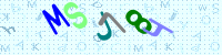 Blue Captcha Image