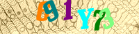Blue Captcha Image