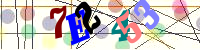 Blue Captcha Image