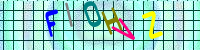 Blue Captcha Image