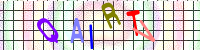 Blue Captcha Image