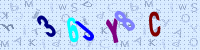 Blue Captcha Image
