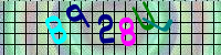 Blue Captcha Image