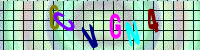 Blue Captcha Image